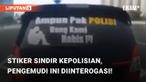 Beredar video viral terkait seorang pengemudi yang dihentikan polisi. Kejadian ini bermula karena dalam pengemudi mobil terdapat stiker yang sindir polisi