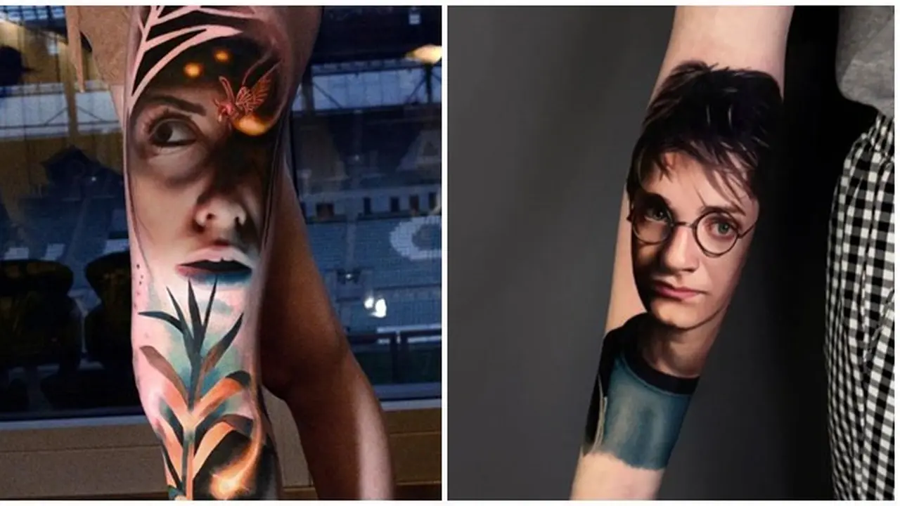 Seniman Ini Buat Tato Wajah Terlihat Sangat Nyata, 7 Hasilnya Mengagumkan