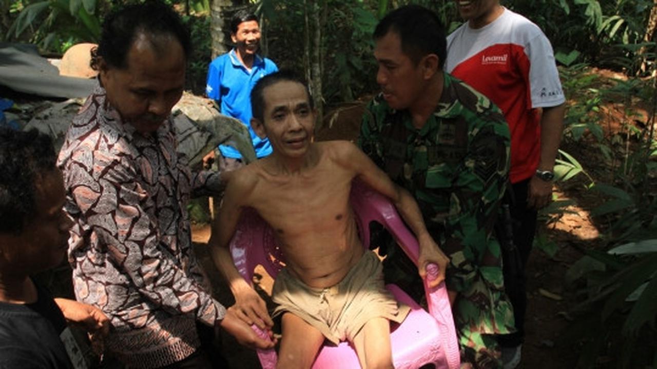 Setelah 24 tahun dipasung, pria suka ngamuk di Banyumas dibebaskan