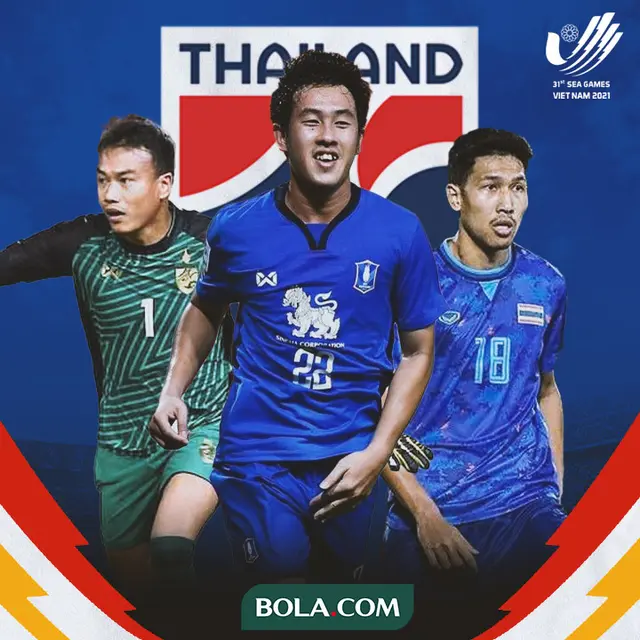 SEA Games - Timnas Thailand - Kawin Thamsatchanan, Weerathep Pomphan, Worachit Kanitsribampen