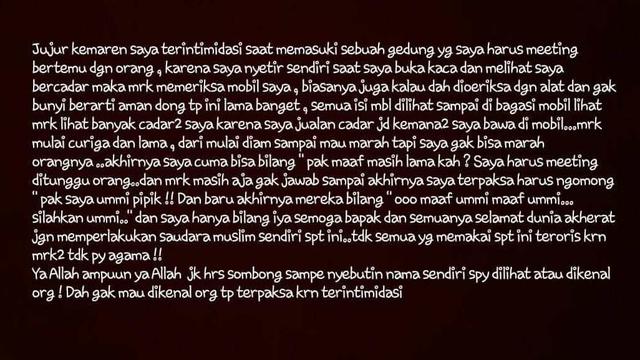 Kata Kata Wanita Bercadar