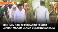 Hari Santri 2025, Gus Imin Naik Seribu Anak Tangga Ziarah Makam Ulama Besar di Tapteng