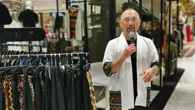 Ronal Surapradja baru saja membuka butiknya bernama Lawlaka