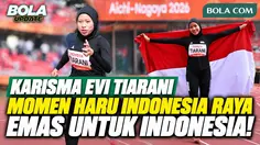 Momen Haru Pengalungan Medali Emas Karisma Evi Tiarani, Indonesia Raya Berkumandang di Asian Para Games 2026