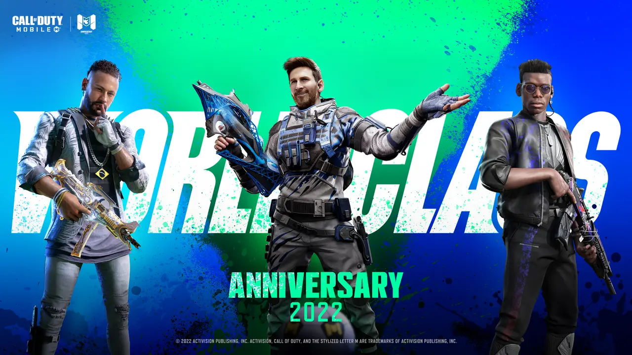Garena boyong Messi, Neymar, dan Pogba ke Call of Duty: Mobile
