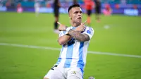 Copa America 2024: Alasan Mengharukan Lautaro Martinez Langsung Peluk Lionel Messi di Bench Setelah Bobol Gawang Peru