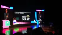 Anis Uzzaman, CEO Venox Venture Capital membuka puncak Startup World Cup 2017 di Balai Kartini Jakarta, Selasa (23/8/2016). Liputan6.com/Agustin Setyo Wardani