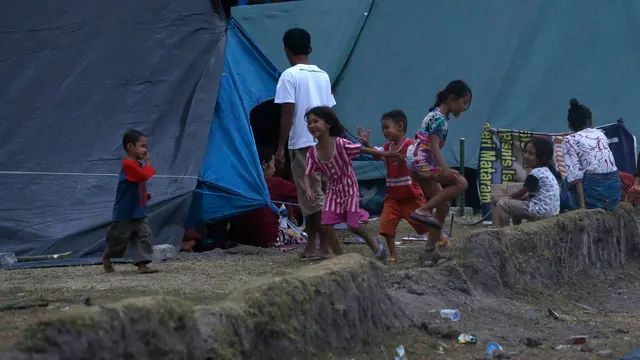 Anak-anak Korban Gempa Lombok