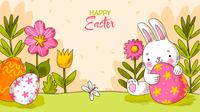 Ilustrasi selamat Hari Paskah. (Image by pikisuperstar on Freepik)
