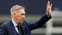 Juru taktik kawakan Carlo Ancelotti akan memimpin timnas Brasil di Piala Dunia 2026. (AFP/Maddie Meyer/Getty Images)
