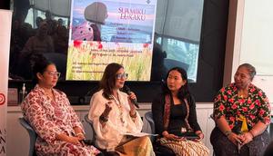 Film Suamiku Lukaku diperkenalkan ke beragam komunitas lewat screening dan diskusi bertema “KDRT di Sekitar Kita, Apakah Kita Sadar?” di Senayan, Jakarta. (Foto: Dok. Istimewa)