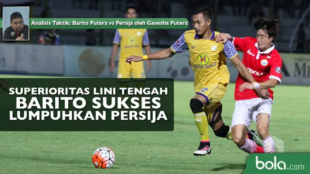 Kolom Ganesha Putera: Superioritas Lini Tengah Barito Sukses Lumpuhkan Persija (bola.com/Rudi Riana)