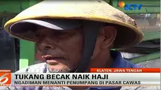 Dengan semangat dan kegigihan, dua tukang becak beda wilayah ini siap berangkat haji pada Agustus 2017 ini. 