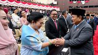 Momen Prabowo bertemu Titiek Soeharto di sidang MPR (Liputan6.com/Istimewa)