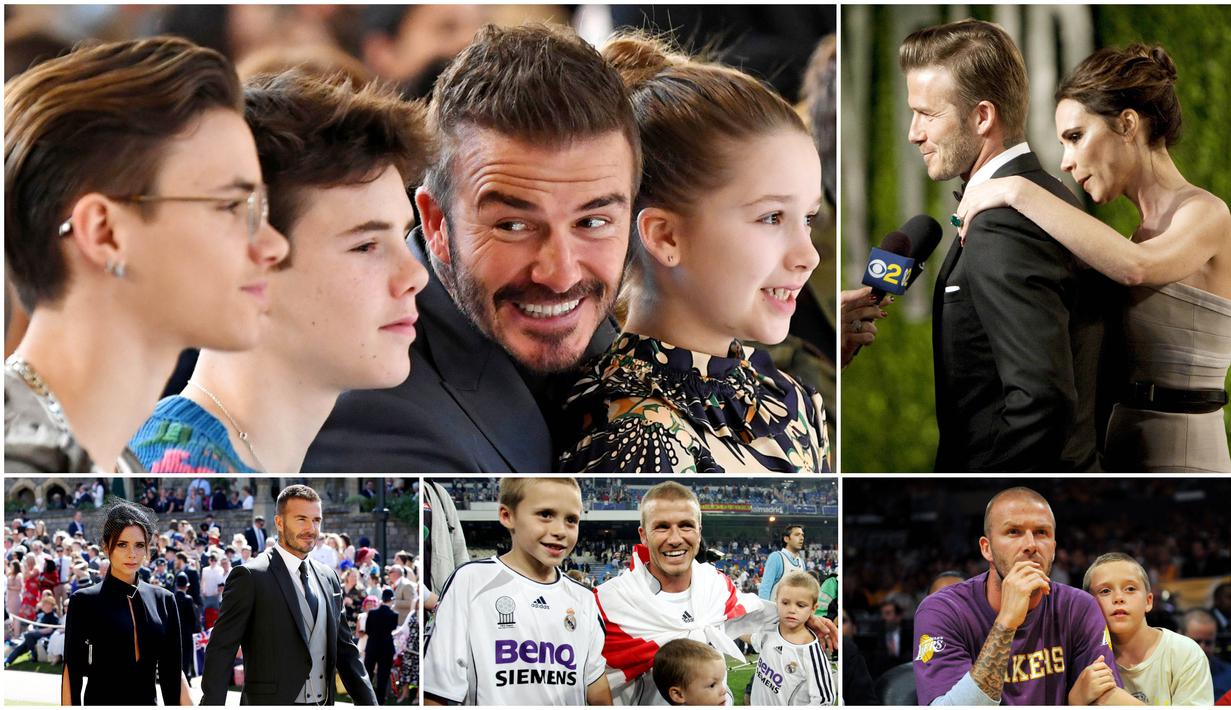 David Beckham adalah salah satu sosok panutan baik di dalam maupun di luar lapangan. Tak hanya sukses dalam karier, mantan pemain Manchester United ini juga berhasil membina keluarga yang kompak nan harmonis.