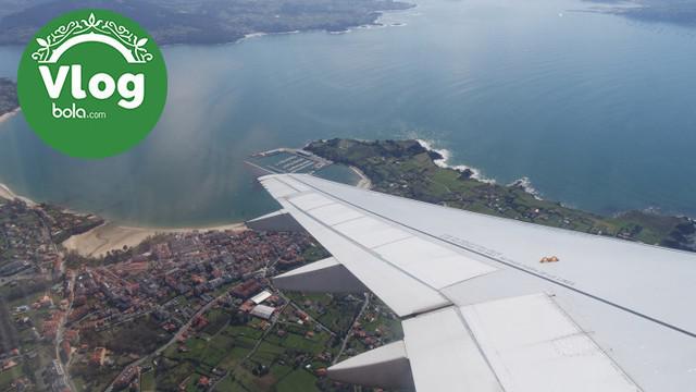 Vlog jurnalis Bola.com, Okky Herman Dilaga yang akan menyaksikan laga Deportivo La Coruna vs Barcelona