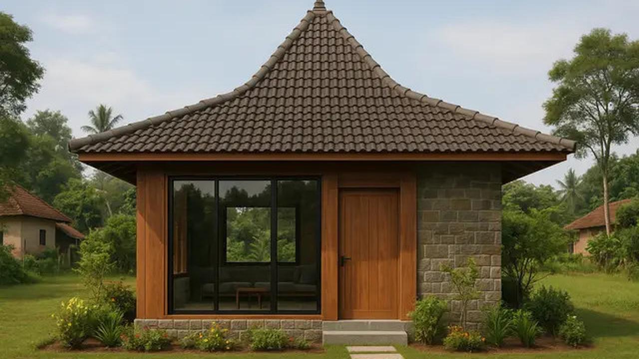 6 Contoh Rumah Kecil Sederhana tapi Modern di Kampung yang Cantik dan Asri