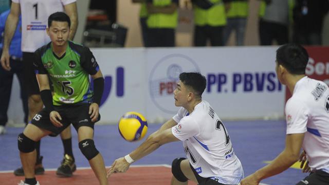Foto: Atasi Jakarta Pertamina Pertamax, Jakarta Bhayangkara Presisi Gusur Jakarta LavAni untuk Juarai Putaran Pertama Proliga 2023