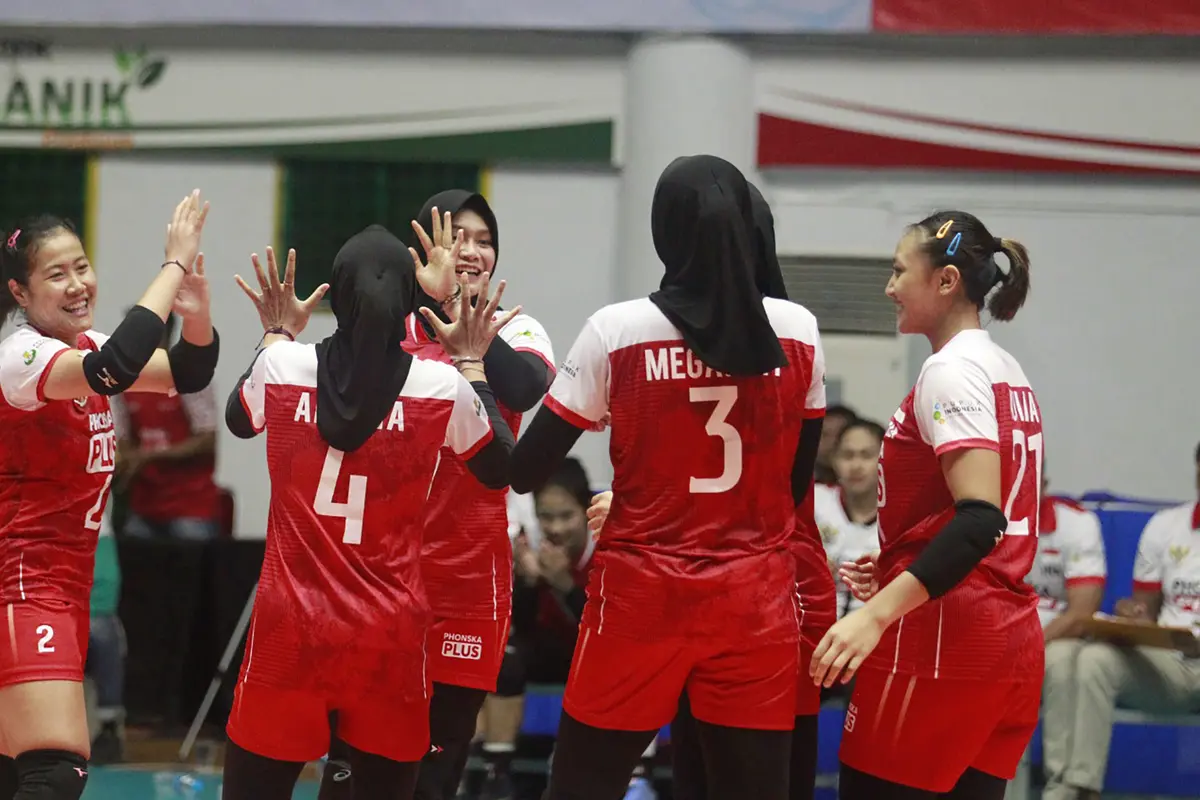 Foto: Singkirkan Chinese Taipei Lewat Laga Dramatis, Timnas Bola Voli Putri Lolos ke Final AVC Challenge 2023 untuk Tantang Vietnam