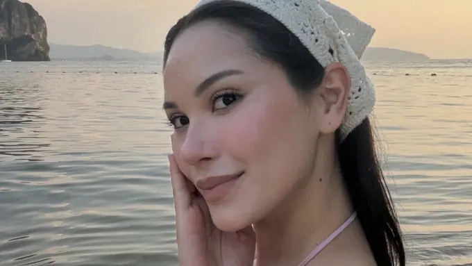 Alyssa Daguise saat Babymoon di Krabi, Thailand Bersama Al Ghazali. [@alyssadaguise]
