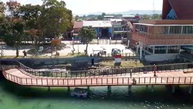 Pembangunan venue F1 Powerboat mulai dikerjakan Kementerian PUPR melalui Balai Prasarana Permukiman Wilayah (BPPW) Sumatera Utara, Ditjen Cipta Karya sejak 30 November 2022 dan selesai 21 Februari 2023. (Dok Kementerian PUPR)
