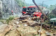 FOTO: Ngerinya Tanah Longsor Menghantam Bus di Jalur Pegunungan Vietnam, Enam Tewas