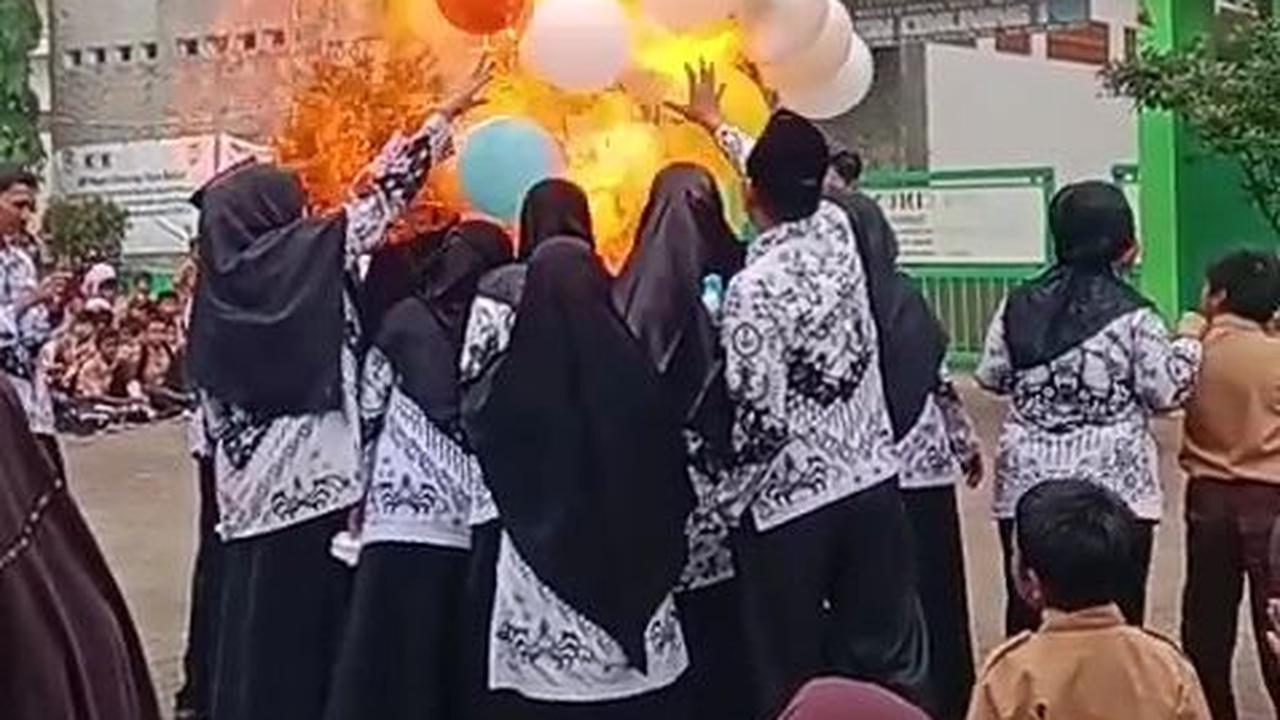 Kronologi Balon Gas Meledak saat Peringatan Hari Guru di Bekasi