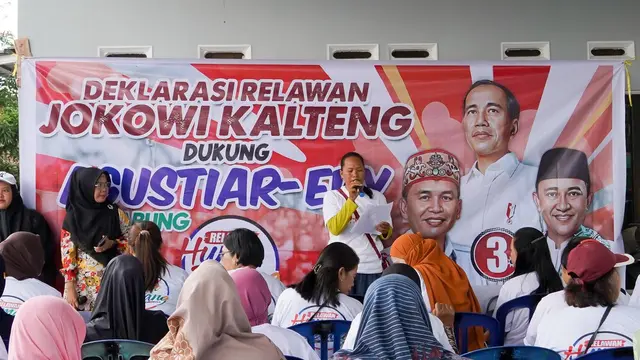 Calon Gubernur dan Calon Wakil Gubernur Kalimantan Tengah 03 Agustiar Sabran-Edy Pratowo.