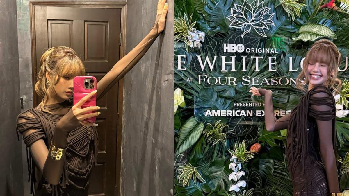 Gaya Berani Lisa BLACKPINK di After Party The White Lotus 3, Tampil Stunning dengan Gaun Menerawang