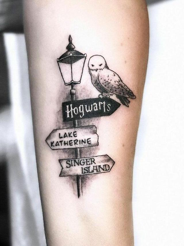 10 Inspirasi Tato Bagi Penggemar Film Harry Potter Ini Keren Banget