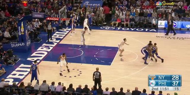 VIDEO : Cuplikan Pertandingan NBA, Sixers 118 vs Knicks 101