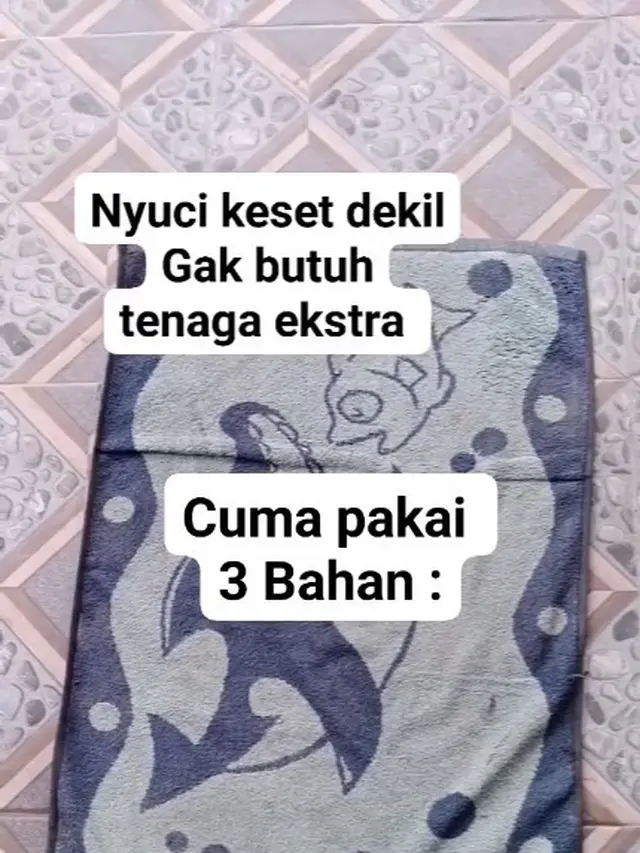 Cara Mudah Gosok Keset Sampai Bersih Mengkilap Tanpa Detergen, Hanya dengan 2 Bahan Dapur