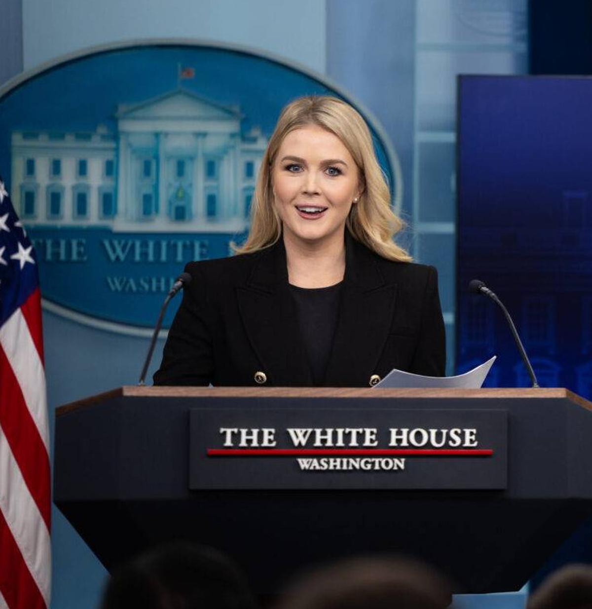 ilustrasi karoline leavitt jubir gen z presiden trump