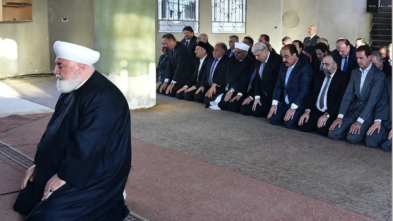 Mufti Damaskus Sheikh Mohammad Adnan Afyouni pada September 2016.