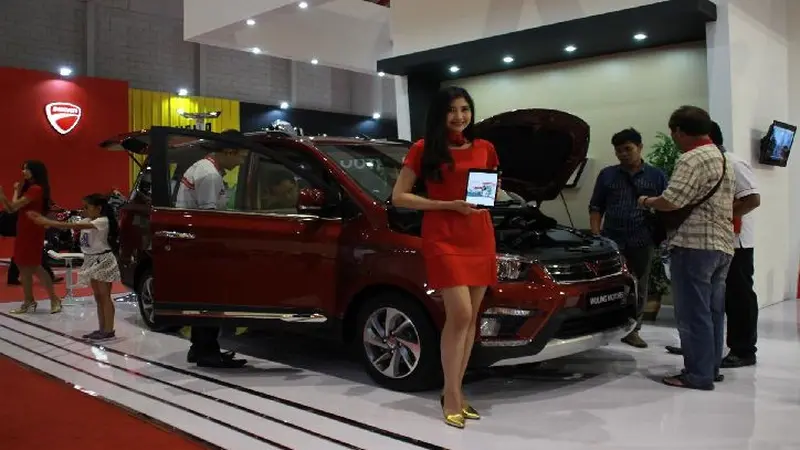 Wuling buka inden Confero S di Jakarta Fair 2017 (Foto: Istimewa)