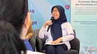 SLB Ulaka Penca, Jakarta Selatan (Jaksel), Ratmarini dalam peringatan Hari Jantung Sedunia bersama Siloam Heart Hospital di Depok, Senin (29/9/2025). Foto: Liputan6.com/Ade Nasihudin.