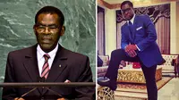 Presiden Guinea, Teodoro Obiang Nguema (kiri) dan wakilnya, Teodorin Obiang Nguema. (Peachessence.com)