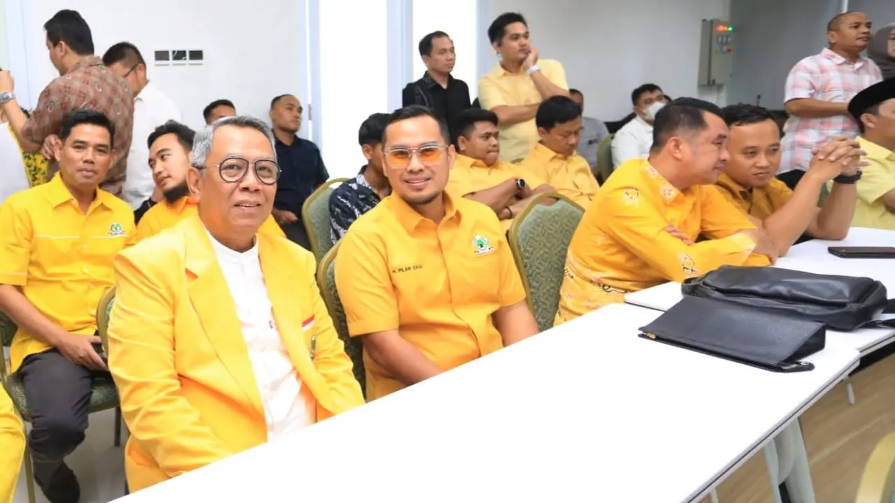 Pimpinan Pusat (DPP) Partai Golongan Karya (Golkar) telah menetapkan Benyamin dan Pilar Saga Ichsan kembali maju sebagai bakal calon Wali Kota dan bakal calon Wakil Wali Kota Tangerang Selatan. (Istimewa)