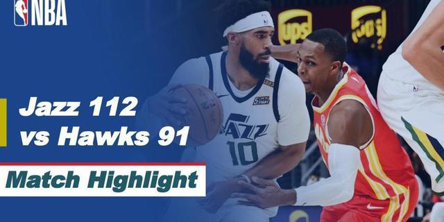 VIDEO: Highlights NBA, Utah Jazz Raih Kemenangan Melawan Atlanta Hawks