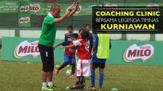 Sebanyak 120 anak mengikuti coaching clinic bersama legenda Timnas Indonesia, Kurniawan Dwi Yulianto, pada MILO Football Championship 2017.