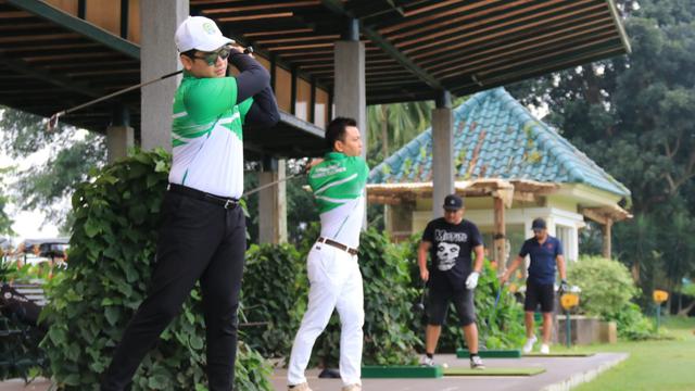 Tommy Kurniawan di ajang Turnamen Golf Milenial Parlemen