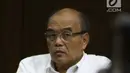 Mantan Dirut Jasindo, Budi Tjahjono saat sidang dugaan korupsi komisi fiktif agen PT Asuransi Jasindo dalam pengadaan asuransi pada BP Migas-KKKS 2010-2012 dan 2012-2014 di Pengadilan Tipikor, Jakarta, Rabu (30/1). (Liputan6.com/Helmi Fithriansyah)