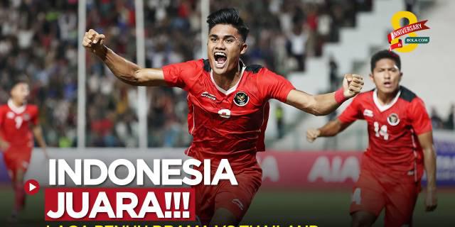 VIDEO: Highlights Laga Penuh Drama Final SEA Games 2023, Timnas Indonesia U-22 Juara setelah Lumat Thailand 5-2!