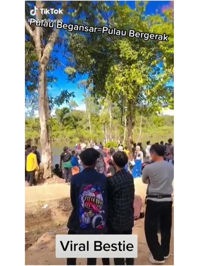 Viral Pulau di Kalimantan Bergerak Ikuti Arus Air di Jam Tertentu, Bikin Takjub