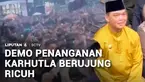 Aksi unjuk rasa di kantor DPRD Provinsi Kalimantan Barat berujung ricuh. Kericuhan dipicu ketidakpuasan massa aksi atas jawaban Gubernur yang dinilai tidak memberikan jaminan atas tuntutan mereka.