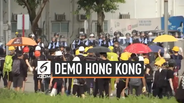 VIDEO: Demonstrasi Peringatan 22 Tahun Penyerahan Hong Kong ke China