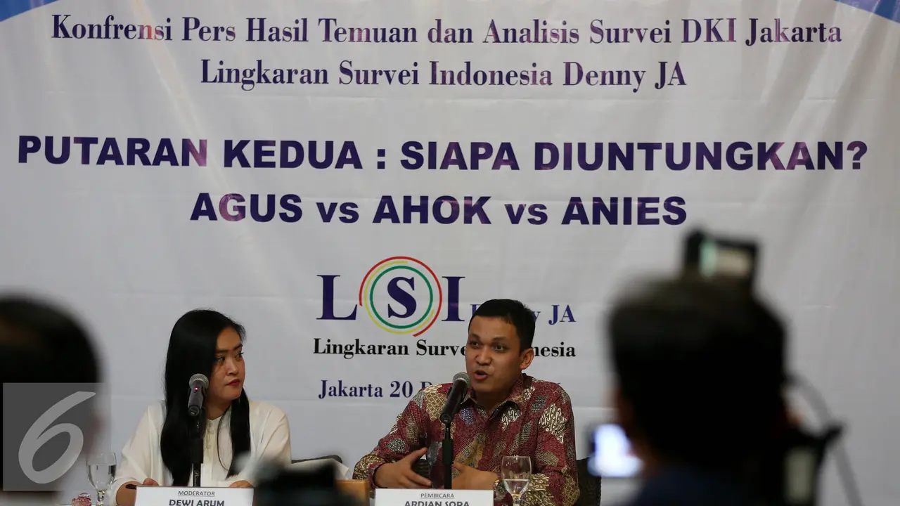 20161220- Lingkaran Survei Indonesia-LSI-Jakarta- Johan Tallo