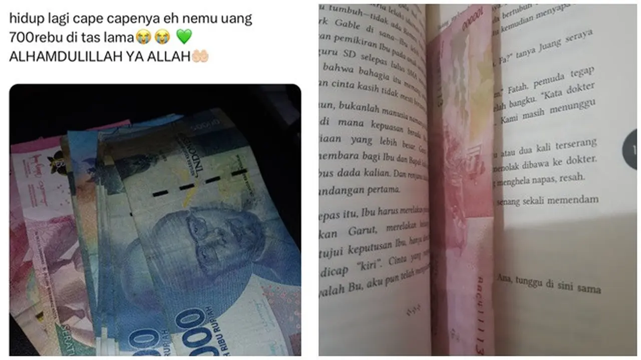 6 Potret Nemu Uang Kaget di Tempat Tak Pernah Terpikirkan Ini Bikin Senang
