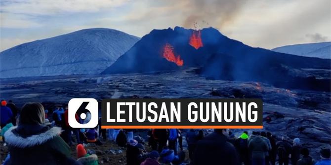 VIDEO: Ribuan Orang Kunjungi Daerah Letusan Gunung Berapi Islandia