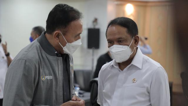 Mochamad Iriawan dan Zainudin Amali